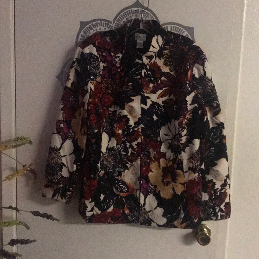 Multi colored light jacket